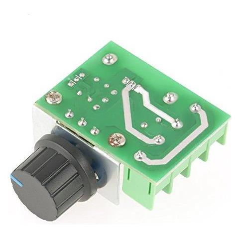 Ac 50-220v 2000w 25a Motore A Corrente Alternata Del Regolatore Di Velocit Di Tensione Led Dimmer Home Appliance Di Controllo Del Motore Di Velocit - Foto 2