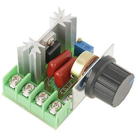 Ac 50-220v 2000w 25a Motore A Corrente Alternata Del Regolatore Di Velocit Di Tensione Led Dimmer Home Appliance Di Controllo Del Motore Di Velocit - Foto 1