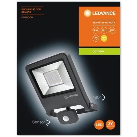 Endura Flood, Sensore, 50w / 830, Grigio - Foto 2