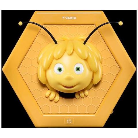Ape Maja Lampada da Parete LED per la Cameretta dei Bambini, 3 Batterie AA Incluse, con Touchscreen e Funzione di Spegnimento Automatico - Foto 2