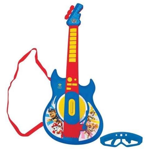 Pat Patrouille - Chitarra Elettronica Illuminata 59cm - Occhiali E Microfono - Foto 1
