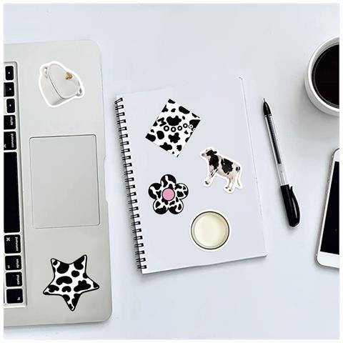 Confezione Da 65 Adesivi Impermeabili Con Graffiti Estetici Per Diario Di Bottiglie D'acqua Per Laptop Multicolor - Foto 8