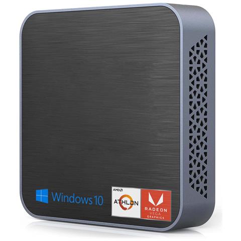 Mini Pc Amd 2.40ghz Windows 11 Pro Wifi + Bt Hdmi Ram 8gb Ssd M. 2 480gb - Foto 1