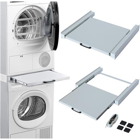 Kit Di Congiunzione Supporto Per Lavatrici E Asciugatrici Con Ripiano Estraibile - Foto 1