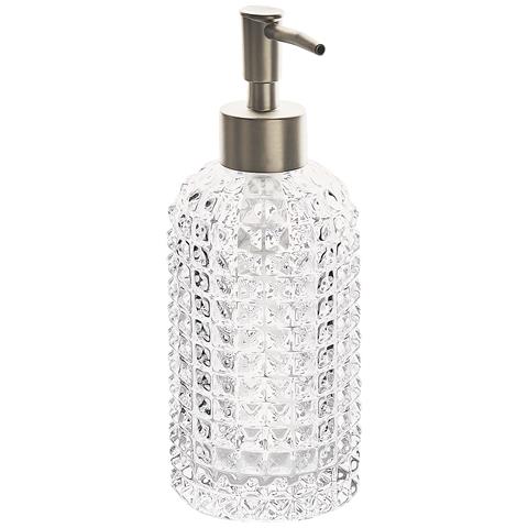 Set Di 4 Accessori Bagno Vetro Trasparente E Argento Tapia - Foto 7