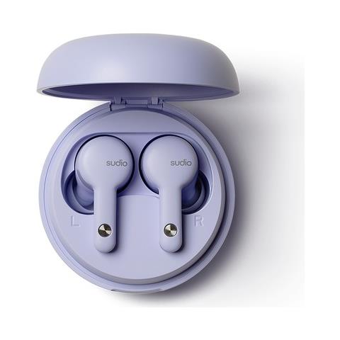 Auricolari Senza Fili A2 Ipx4 Bluetooth 5.2 Con Punte In Silicone, Viola - Foto 2
