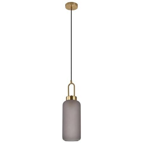 Lampada A Sospensione Luton - Ottone - Metallo - 13x13x46 Cm - Foto 1