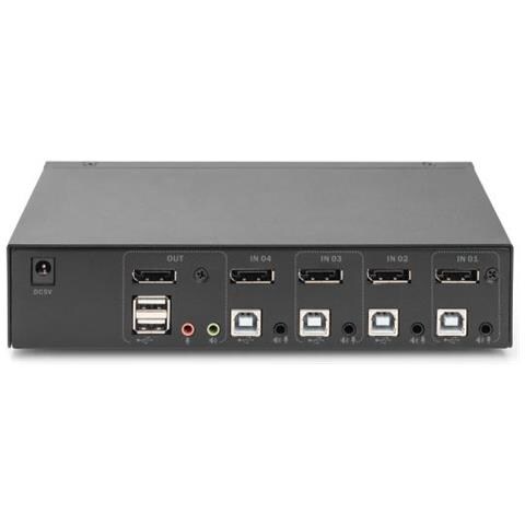 Switch Kvm, 4x1 Dp, Dp Out, Usb - Foto 3