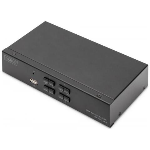 Switch Kvm, 4x1 Dp, Dp Out, Usb - Foto 1