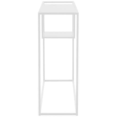 Sisto Consolle Con 1 Ripiano In Metallo Bianco - Foto 4