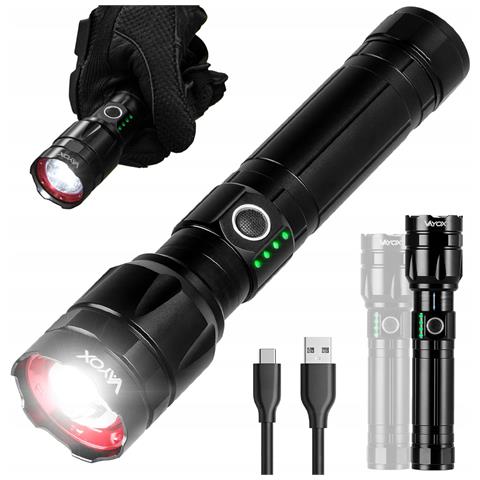 Torcia Tattica 30w 1060lm 18cm Serie Pro Va0108 Vayox - Foto 1