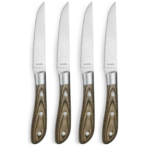 Set Di 4 Coltelli Da Bistecca 11 Cm - 255015mb02br4 - Foto 1