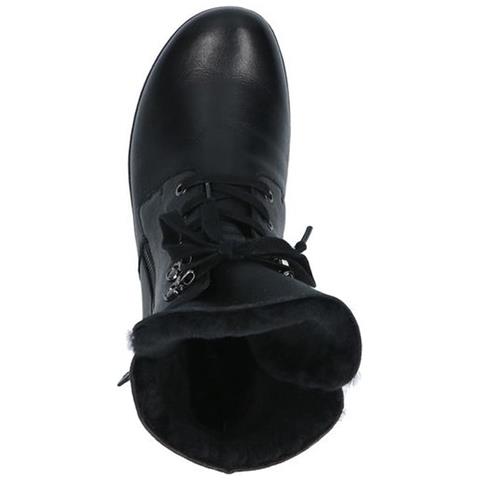 Black Casual Closed Booties Stivaletti Pelle Scarpe Donna Nero Eu 36, 9-26150-29-022 - Foto 3