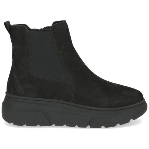 Black Casual Closed Booties Stivaletti Pelle Scarpe Donna Nero Eu 37, 9-25414-43-008 - Foto 2