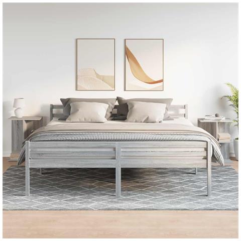 Comodini 2 Pz Grigio Sonoma 46,5x29x61 Cm In Legno Multistrato - Foto 3