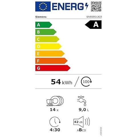 Lavastoviglie iQ500 SN55ES12CE da Incasso a Scomparsa Parziale Capacità 14 Coperti Classe A - Foto 2
