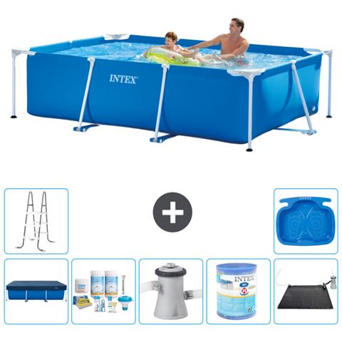 Piscina Fuori Terra - Rettangolo - 260x160x65 Cm - Blu - Include Accessori Coordinati A84 - Foto 1