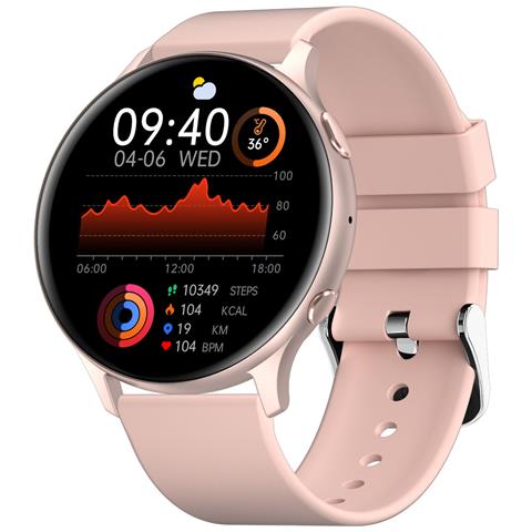 Smartwatch: Chiamate Bluetooth E Monitoraggio Della Salute Pink - Foto 1