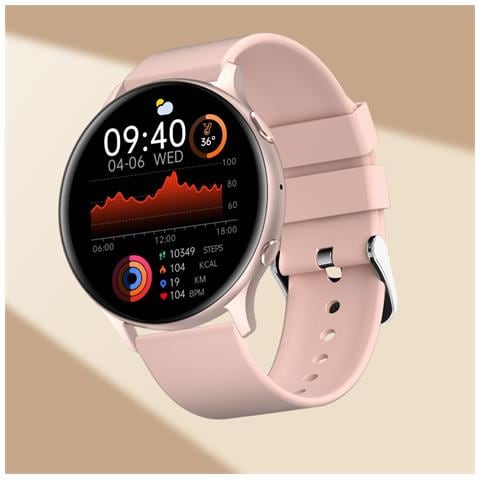 Smartwatch: Chiamate Bluetooth E Monitoraggio Della Salute Pink - Foto 2