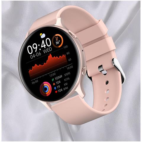 Smartwatch: Chiamate Bluetooth E Monitoraggio Della Salute Pink - Foto 4