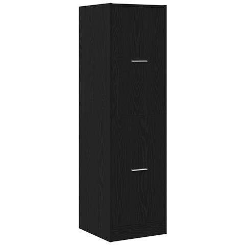 Mobile Apothecary Quercia Nera 40x41x144.5 cm Legno Ingegnerizzato - Foto 1