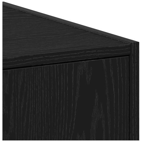 Mobile Apothecary Quercia Nera 40x41x144.5 cm Legno Ingegnerizzato - Foto 9