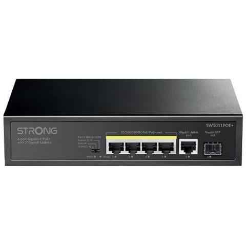 Switch Non gestito 4 porte Gigabit Ethernet 10/100/1000 [SW5011POE+] - Foto 1