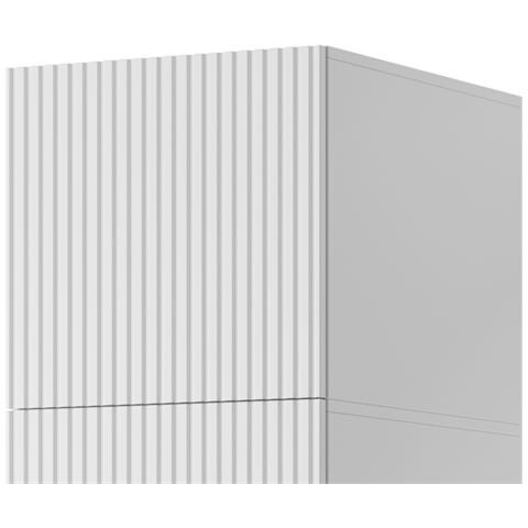 PAFOS NAD 1D BI armadio /guardaroba per camera da letto 0 ripiani 1 porta /porte Bianco - Foto 1