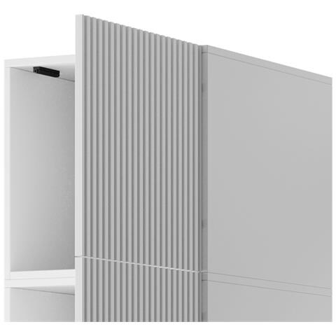 PAFOS NAD 1D BI armadio /guardaroba per camera da letto 0 ripiani 1 porta /porte Bianco - Foto 6