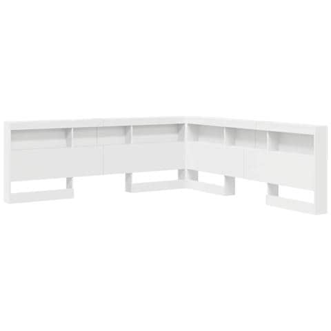 Testata contenitore Bianco 180 cm Legno multistrato - Foto 1