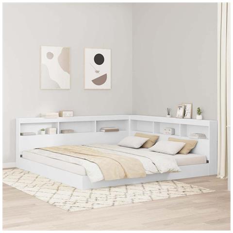 Testata contenitore Bianco 180 cm Legno multistrato - Foto 2