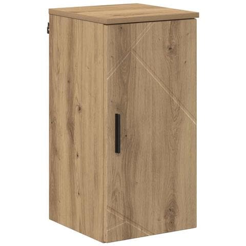 Set di mobili per il bagno con porta 5 pcs rovere artigianale - Foto 9