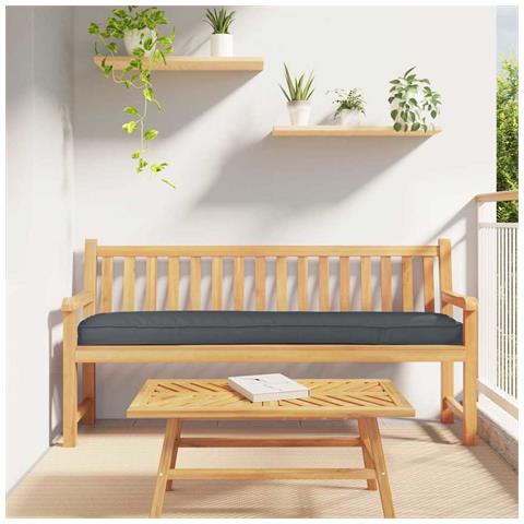 Set di Cuscini per Pallet 2 pcs Antracite 180 x 40 x 8 cm - Foto 2