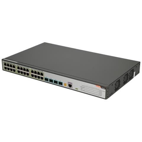 S4820-28T-X-PE-AC switch di rete Gestito L2/L3 Gigabit Ethernet (10/100/1000) Supporto Power over Ethernet (PoE) 1U Nero, Grigio - Foto 2