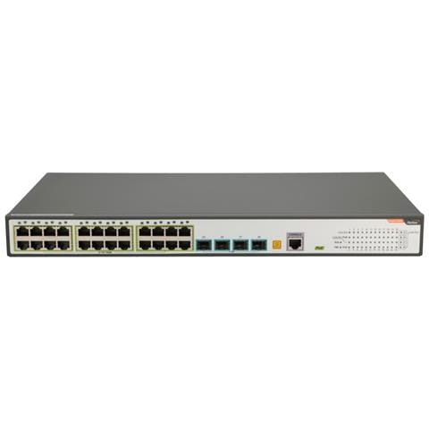 S4820-28T-X-PE-AC switch di rete Gestito L2/L3 Gigabit Ethernet (10/100/1000) Supporto Power over Ethernet (PoE) 1U Nero, Grigio - Foto 1