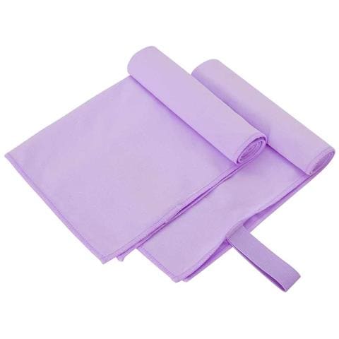 Asciugamani Sportivi 2 pcs Viola 50 x 30 cm - Foto 1