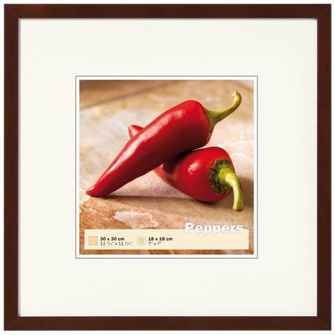 Peppers Struttura In Legno 30x30 Noce - Foto 1