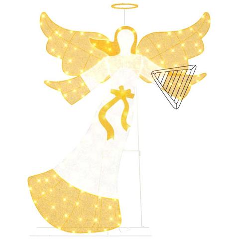 Angolo Illuminato Bianco caldo 116 x 29 x 158.5 cm Poliestere - Foto 1