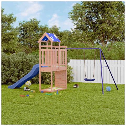 Set da Gioco da Esterno in Legno Massello di Douglas - Foto 2