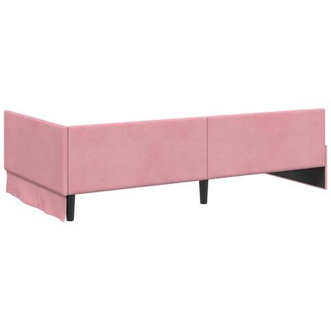 Struttura Letto Angolare con Materasso 2 pcs Grigio Velluto - Foto 9