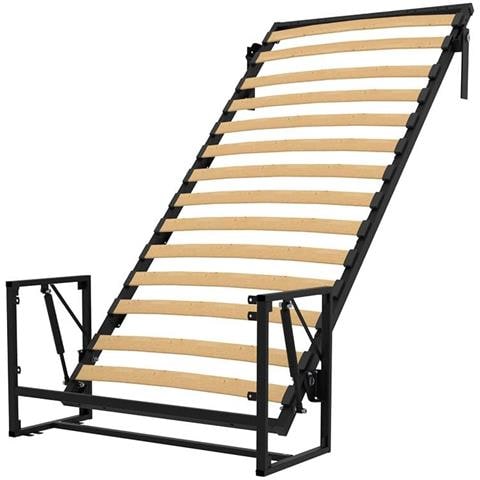 Letto a Scomparsa Morphy Classic - Sistema multifunzionale modulare SizeFlex & TypeFlex, letto a scomparsa salvaspazio ed estensibile con moduli divano (90x190 cm, Verticale) - Foto 4