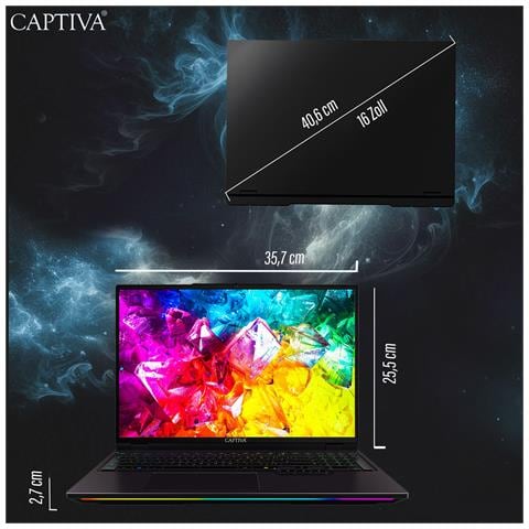 92022 laptop Intel Core Ultra 9 275HX Computer portatile 40,6 cm (16") WQXGA 16 GB DDR5-SDRAM SSD NVIDIA GeForce RTX 5090 Wi-Fi 6 (802.11ax) Windows 11 Home Tedesco Nero - Foto 2