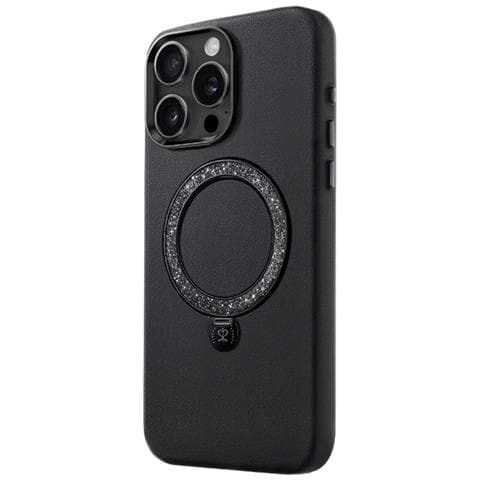 Cover per iPhone 16 Pro Max - PC+Pelle /PU, Nero, MagSafe - Foto 4