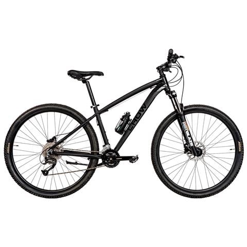 Bici Misura 29 Mountain Bike Telaio Alluminio Uomo Bicicletta Mtb Crow Altus 18v Freni Disco Idraulici Forcella Idraulica - 48 Nero Verde Verde Fluo Opaco - Foto 3