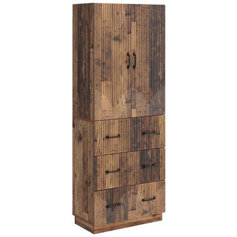 Set di armadi 2 pcs Legno antico 66 x 34,5 x 87 cm - Foto 1