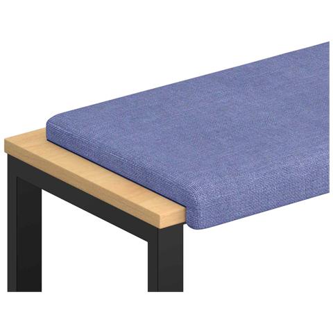 Cuscino per panchina Tessuto Blu jeans Profondità 35 cm - Foto 1