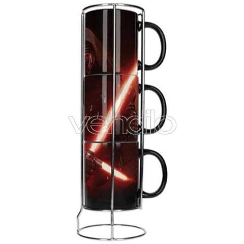 Spada Laser Star Wars Episode Vii Stackable Mugs Set Kylo Lightsaber - Foto 2