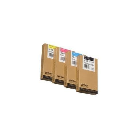 Cartuccia Compatibile Epson C13t612400 / T6124 - Giallo - 220,00 Ml - Foto 1