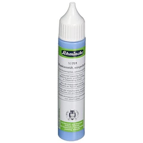 Schmincke Masking Fluid 25Ml Blue Dispensing Bottle [ Kitchen & Home] (Japan Import)  - Foto 1