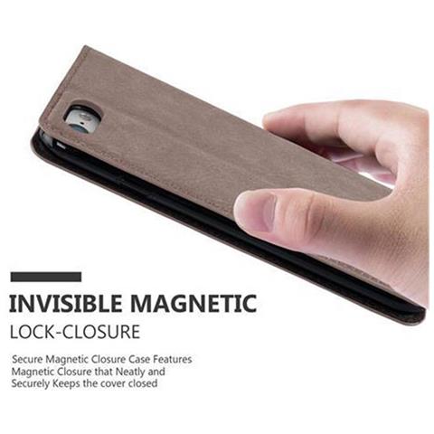 Cadorabo Custodia Compatibile Con Apple Iphone 7 / 7s / 8 / Se 2020 In Bruno Caffè - Coperchio Protettiva Con Chiusura Magnetica, Funzione Stand E Tasca Per Le Carte - Foto 9